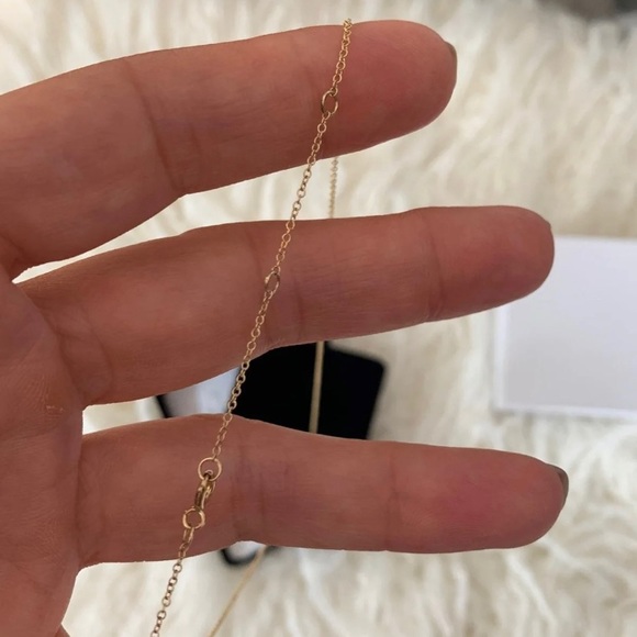 New! 14k and diamond compass pendant - Picture 9 of 11